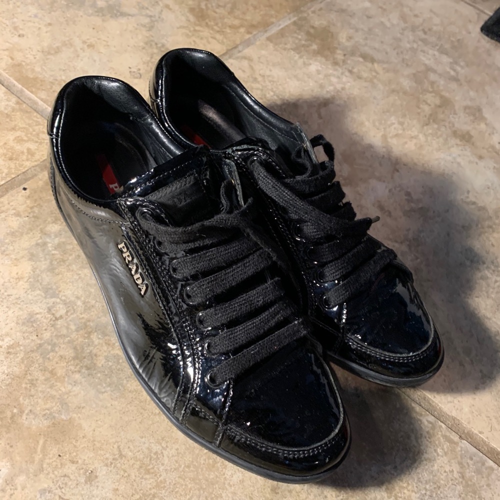 Prada Patent leather sneaker